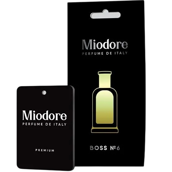 Ароматизатор MIODORE - BOSS №6 (подвесной картонный)