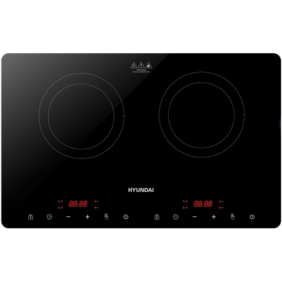 Индукционная плитка Hyundai HYC-0109 черный стеклокерамика (настольная)