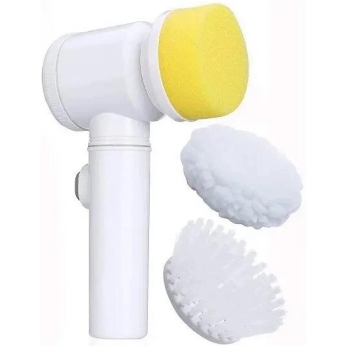 Электрическая щетка для чистки многофункциональная (3 насадки)