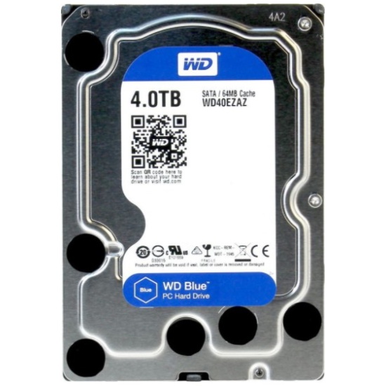 Внутренний HDD 3.5" 4Tb WD Blue WD40EZAX 5400RPM 6GB/S 256MB