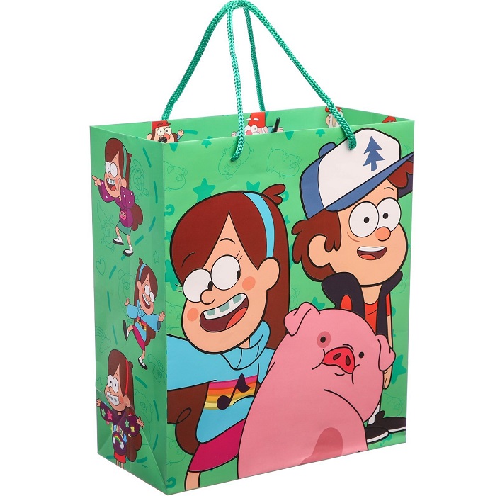 Пакет ламинированный вертикальный, 23 х27х11,5 см, Гравити Фолз 9354040