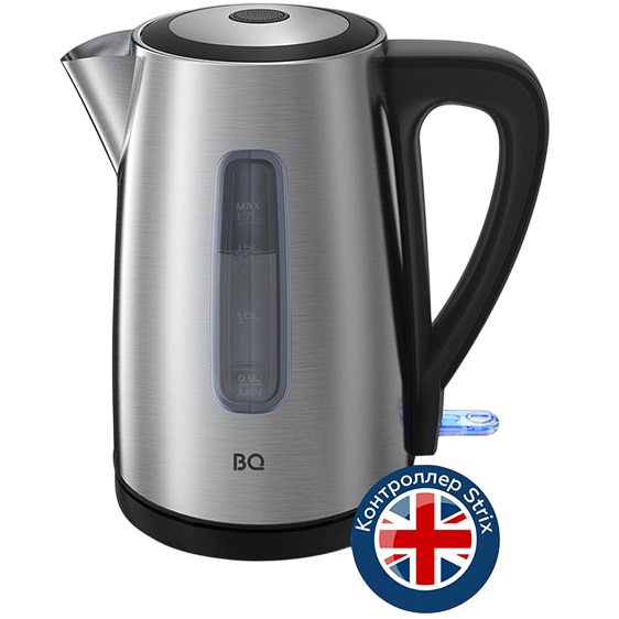 Чайник электрический BQ KT1800S Сталь-Чёрный