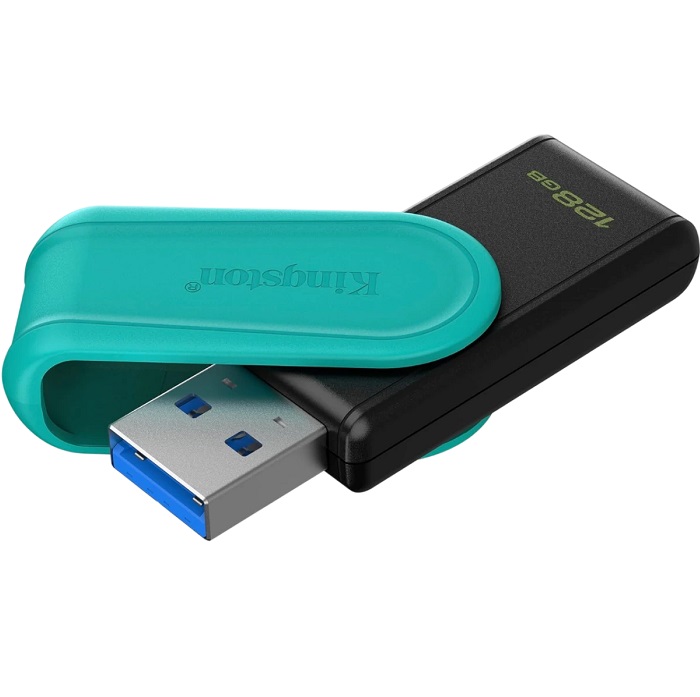 USB 128Gb Kingston DataTraveler Exodia S чёрный/бирюзовый