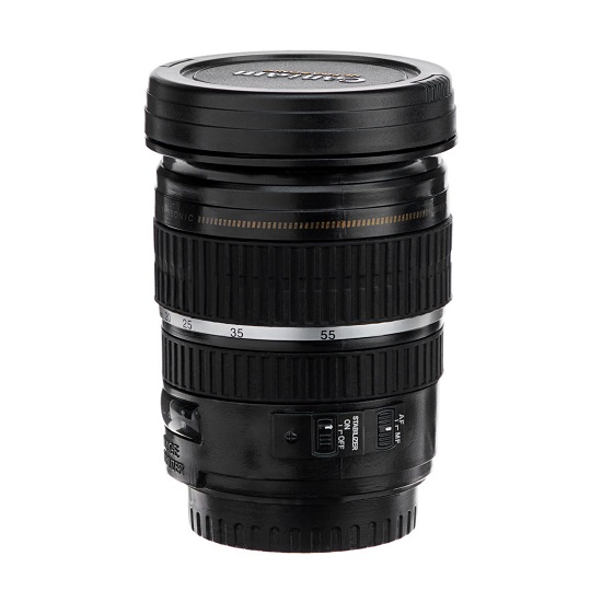 Термокружка TAKE IT EASY Экземпляр «Объектив», 220 мл чёрная