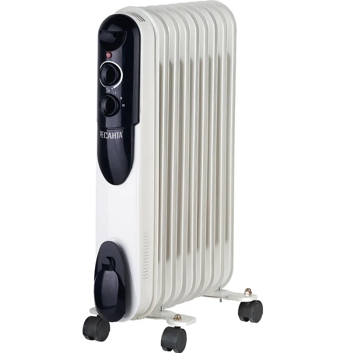 Масляный радиатор РЕСАНТА ОМПТ- 9Н (2 кВт) Ресанта