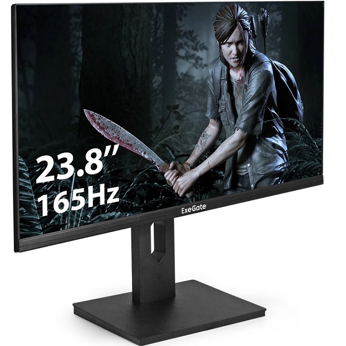 Монитор игровой 23.8" ExeGate Combat EV2407C (FHD/ 165 Гц/ VA) (EX295591RUS), чёрный