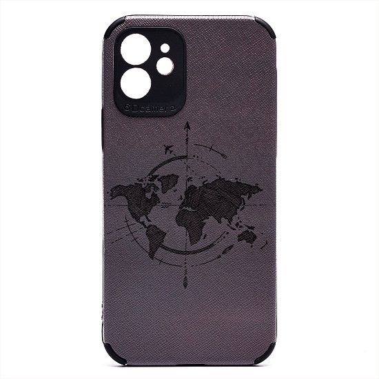 Задняя накладка SC310 для iPhone 12 (009) (black)