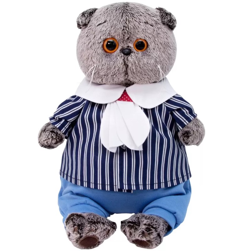 Мягкая игрушка Басик в морском костюме, 19 см (Ks19-118)