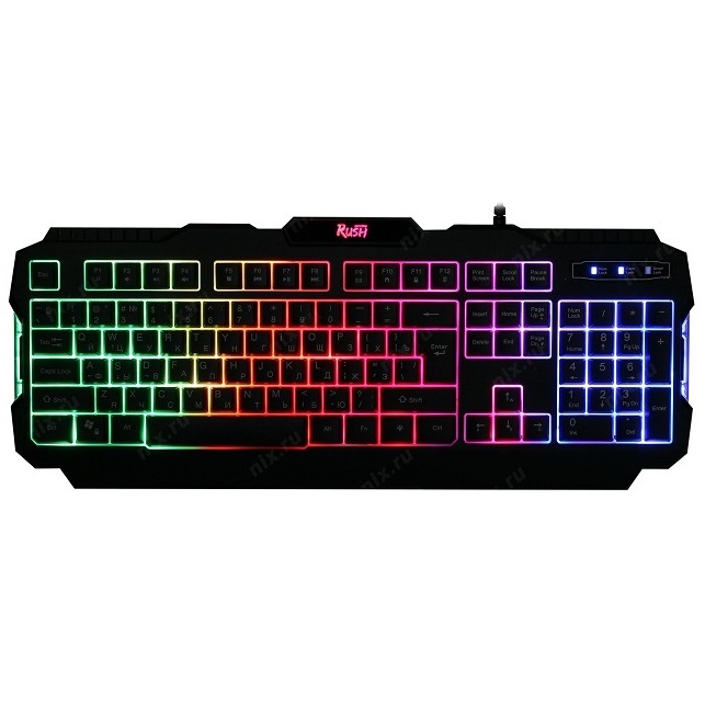 Клавиатура SMARTBUY RUSH Warrior 308, черная, USB