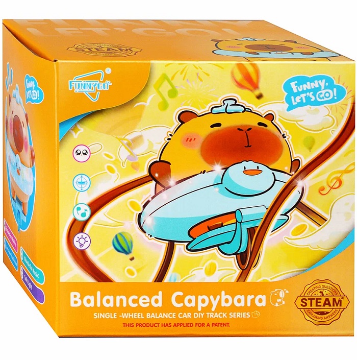 Зверюшка "Капибара" на батарейках, в коробке УТМ01475313