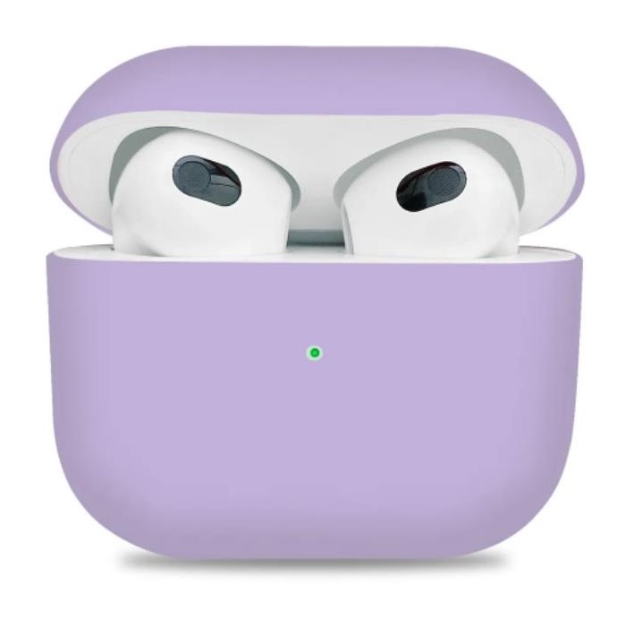 Силиконовый чехол TEXN для Airpods 3 фиолетовый
