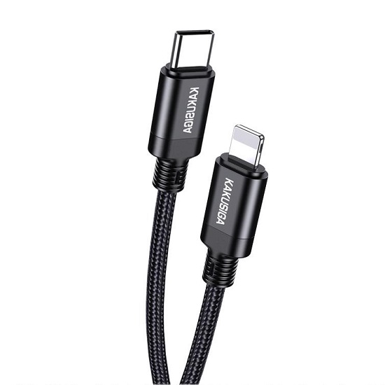 Кабель Lightning <--> Type-C  1.0м Kakusiga KSC-970 черный