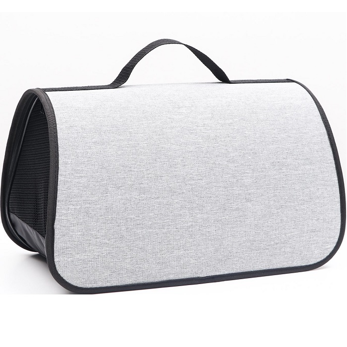 Сумка - переноска для животных «Карпетбеггер», 40.5×24×24 см, серая