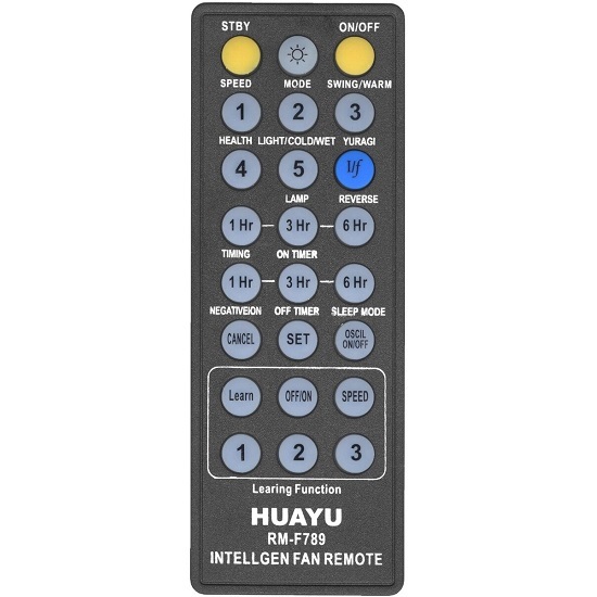Пульт Huayu RM-F789 для вентиляторов универсальный пульт