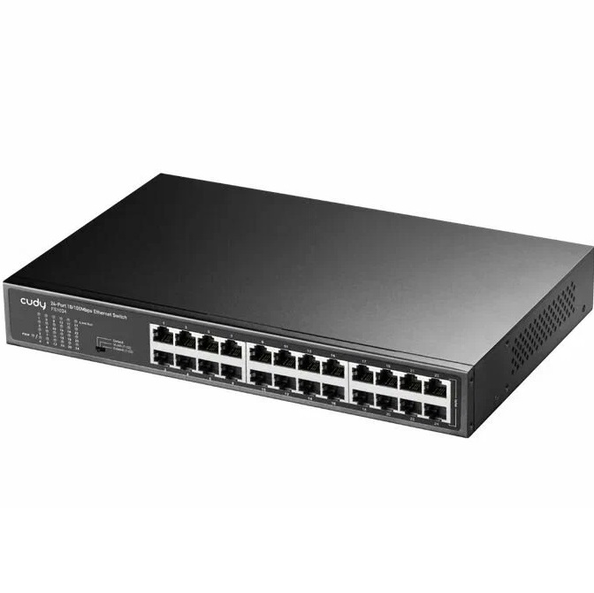 Коммутатор CUDY FS1024, 24-Port 10/100 Mbps