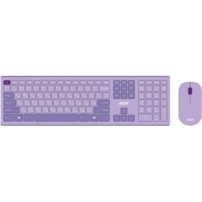 Клавиатура + мышь БП ACER OCC205 фиолетовый (ZL.ACCEE.00D)