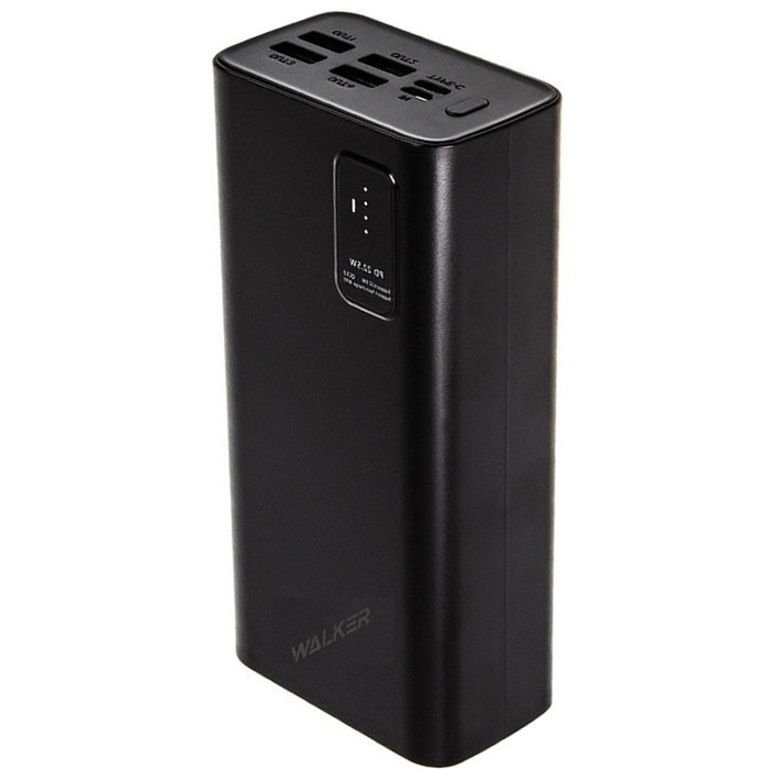 Внешний аккумулятор WALKER WB-730 (30000mAh) черный