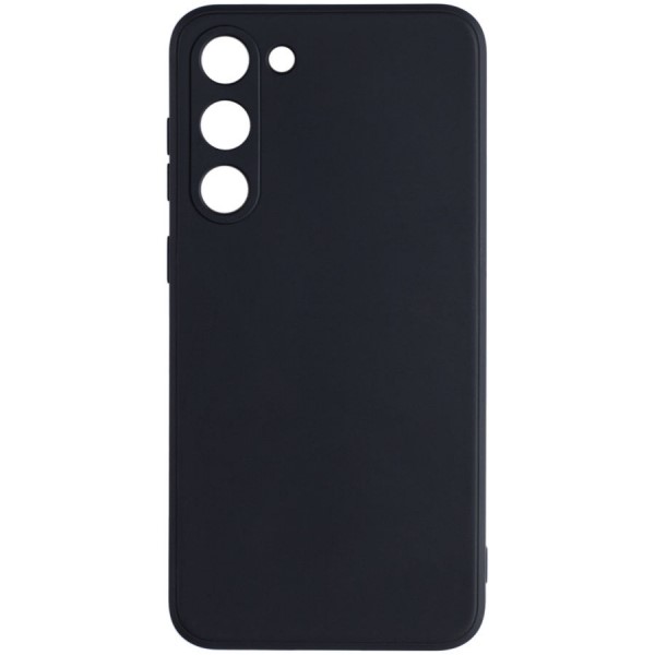 Задняя накладка ZIBELINO Soft Matte для Samsung Galaxy S23 Plus (черный) с микрофиброй