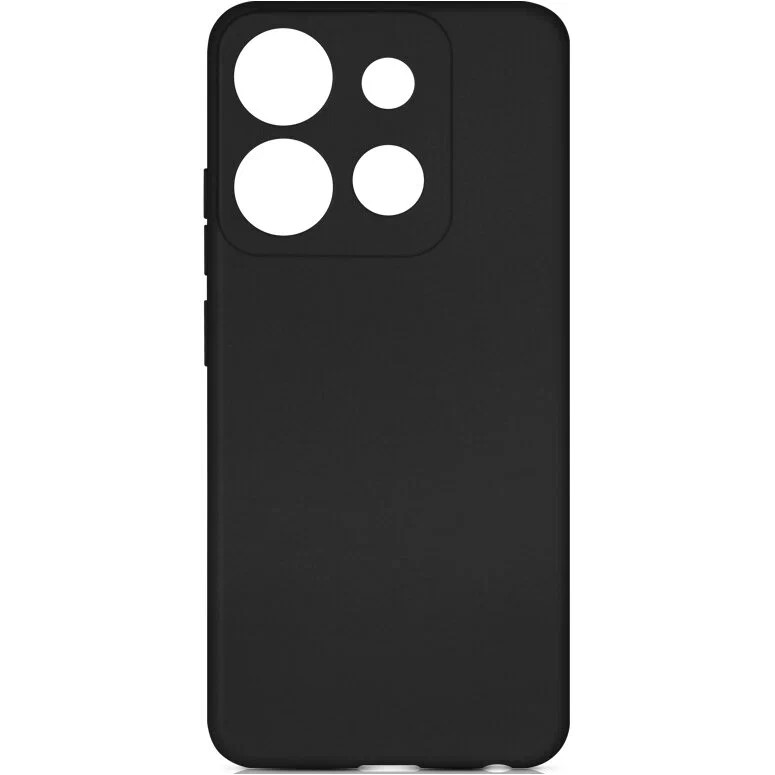 Силиконовый чехол DF для Infinix Smart 7/Tecno Spark Go 2023/Pop 7 Pro/Pop 7 DF inCase-21 (black)