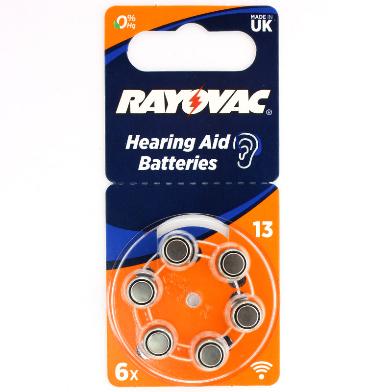 Элемент питания RAYOVAC ACOUSTIC 13 для слуховых аппаратов