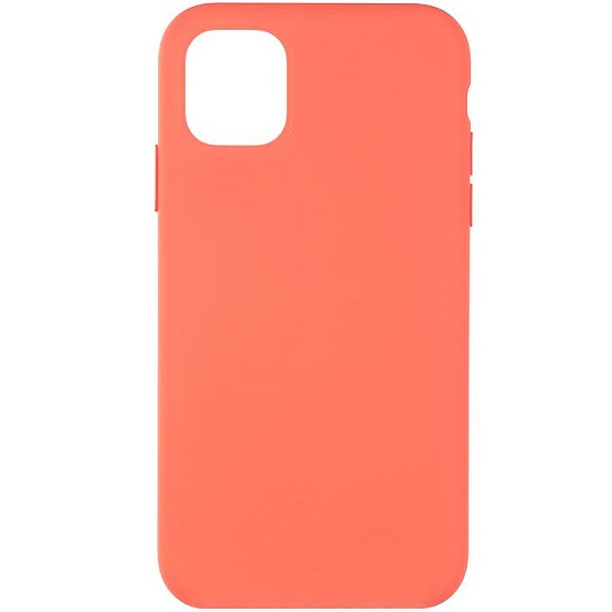 Силиконовый чехол STR Soft Touch для iPhone 11 Pro Max (оранжево-розовый)