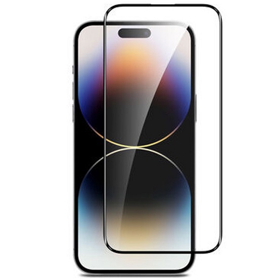 Противоударное стекло 3D MOCOLL для iPhone 16 Plus / 15 Plus / 14 Pro Max черное