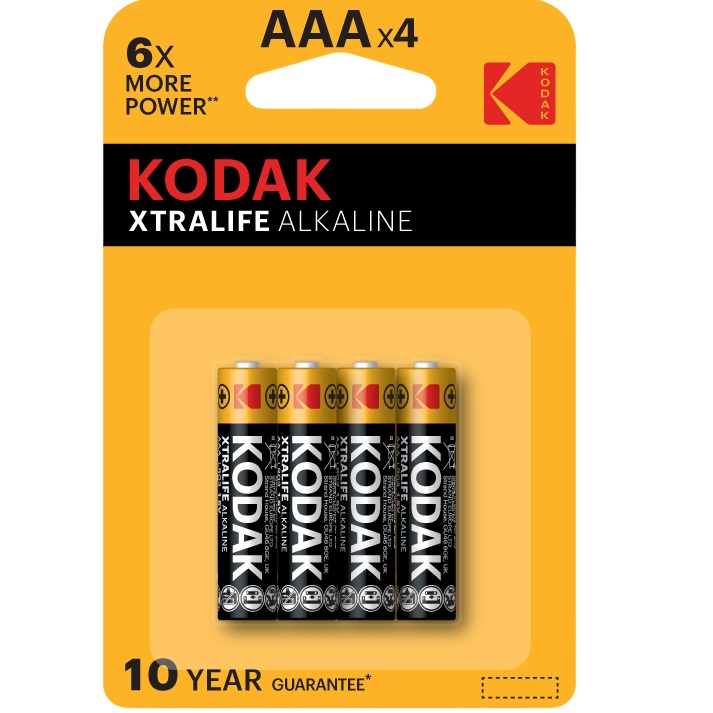 Элемент питания KODAK LR03 XTRALIFE PREMIUM BL-4 [K3A-4]