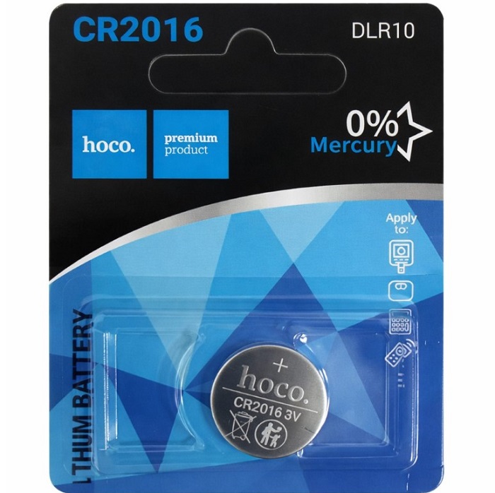 Элемент питания HOCO Premium CR2016
