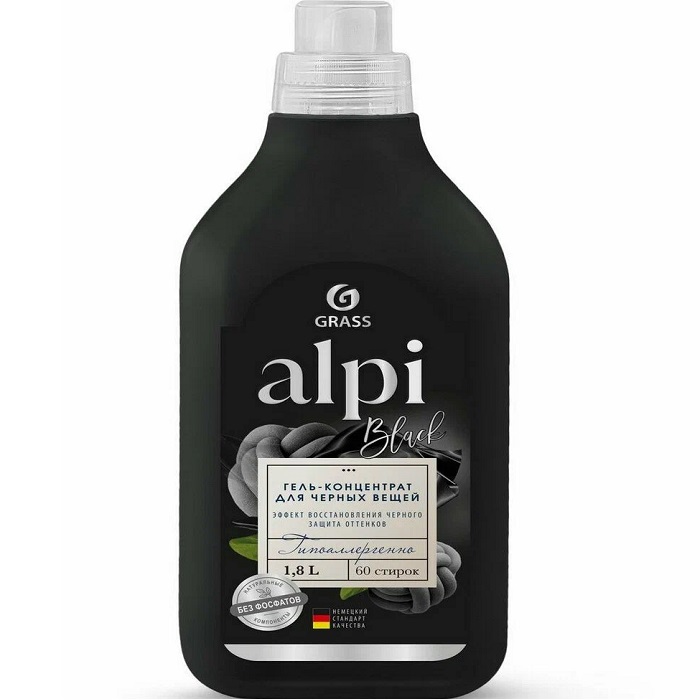 Гель-концентрат для стирки GRASS ALPI для темных тканей, 1,8л (125747)