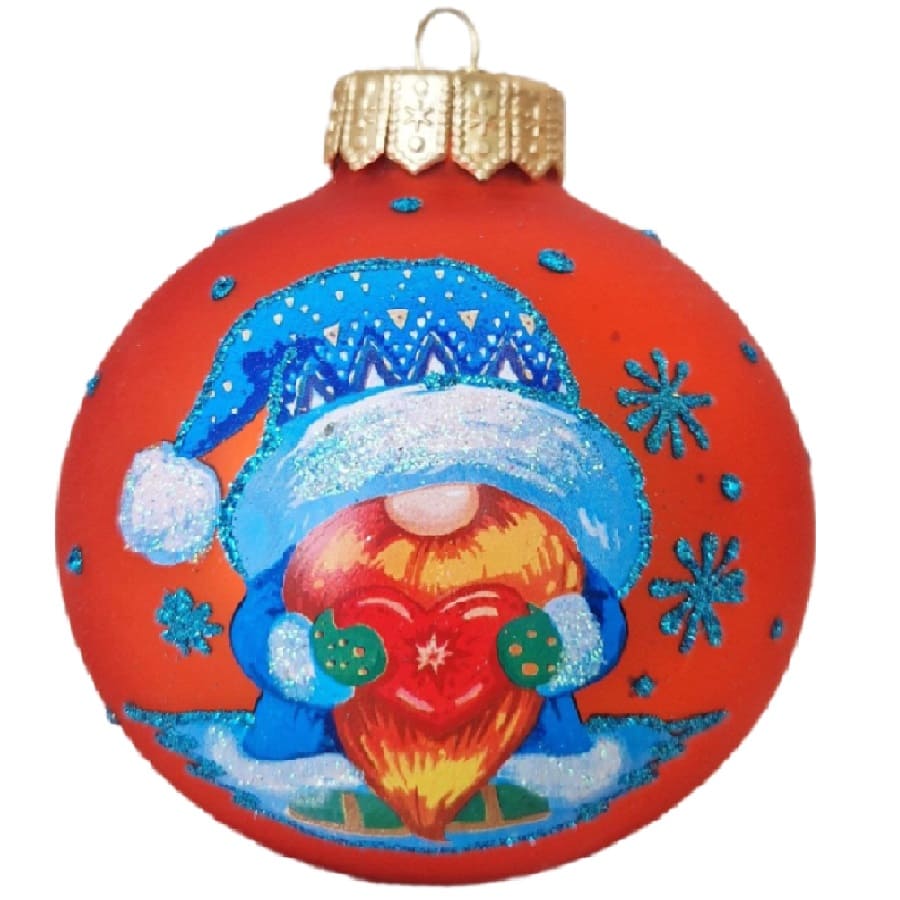 Шар "Волшебный гном 3", серия "ВС", 100мм, в подарочной упаковке КУ-100-245003/п