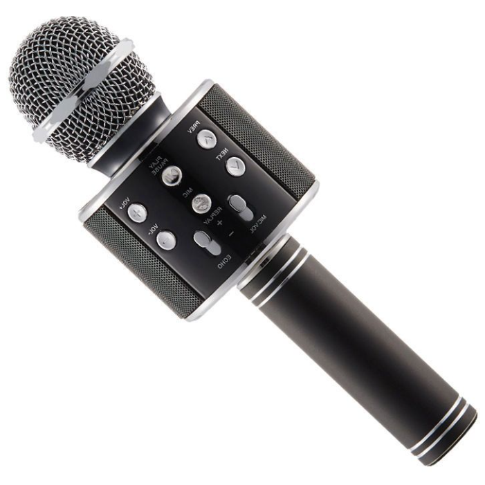 Микрофон БП Караоке WS-858 чёрная