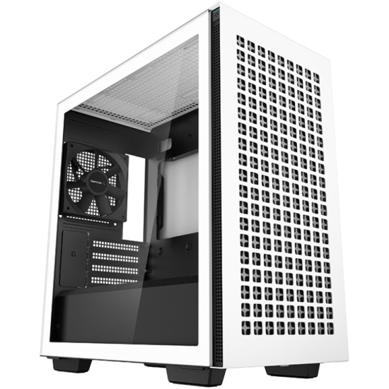 Корпус DEEPCOOL CH370 белый без БП mATX 1x120mm 1xUSB2.0 1xUSB3.0 audio bott PSU