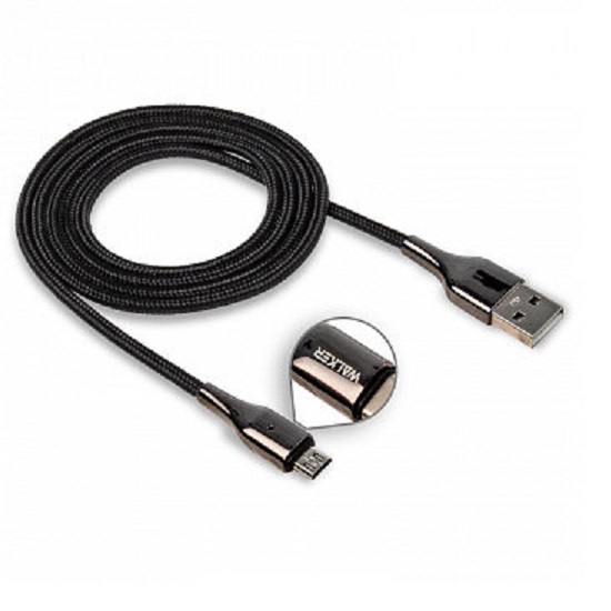 Кабель USB <--> Lightning  1.0м WALKER C930 черный