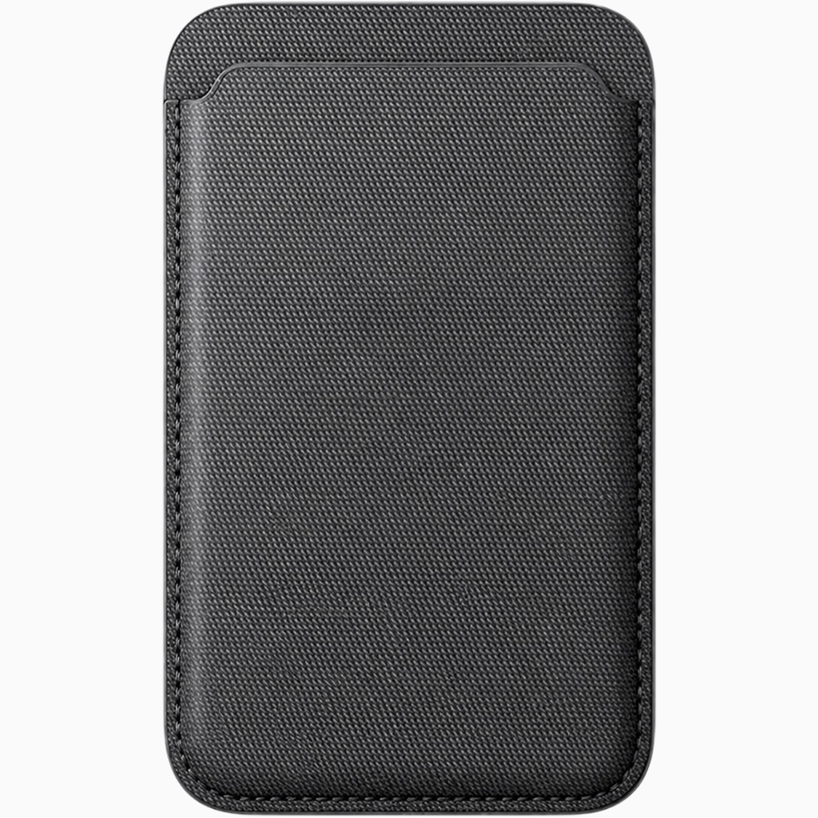 Кошелек для карт TechWoven Wallet MagSafe (FWЧерный) тканевый
