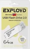 USB 64Gb EXPLOYD 650 белый