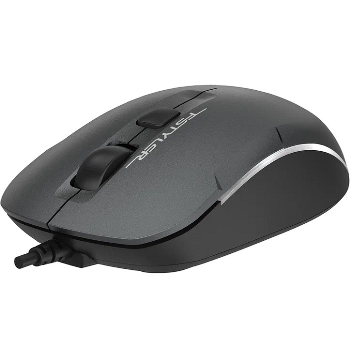Мышь A4Tech Fstyler FM26 серый/черный для ноутбука
