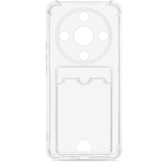 Силиконовый чехол DF для Honor X9b DF hwCardcase-10 с отделением для карты и защищенными углами