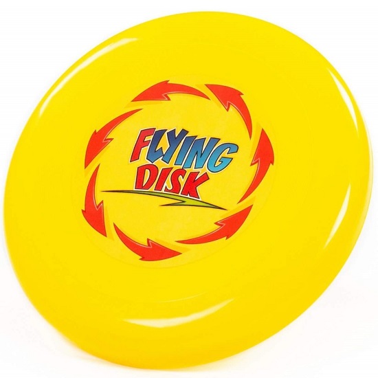 Летающая тарелка, Ø215 мм (жёлтая) 90027