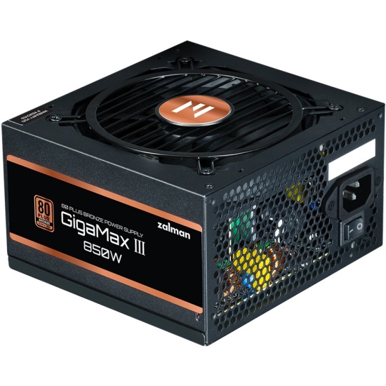 Блок питания 850W ZALMAN ZM850-GV3, ATX12V v3.0, Gen 5.0, APFC, 12cm Fan, 80+ Bronze, Retail