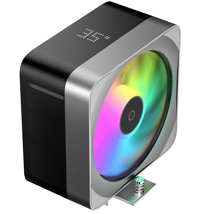 Кулер для процессора Ocypus Delta A40 EX BK Digital, 120мм ARGB FAN, Top Display Panel