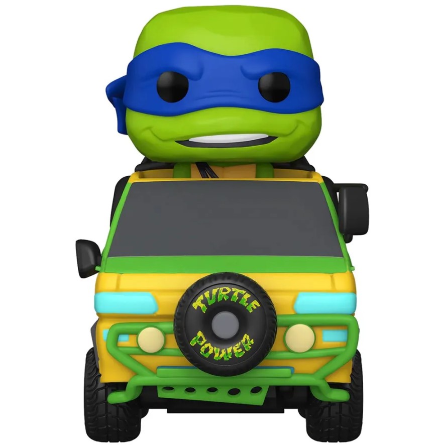 Фигурка Funko POP! Rides TMNT Mutant Mayhem Leo In The Turtle Van (Exc) (301)