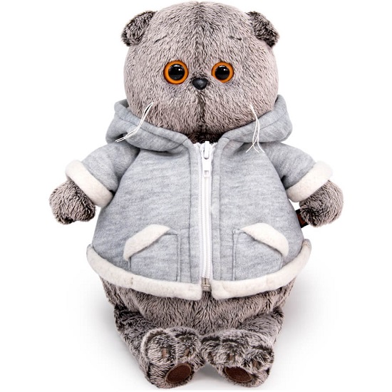 Мягкая игрушка Басик в толстовке дракончик, 30 см (Ks30-077)