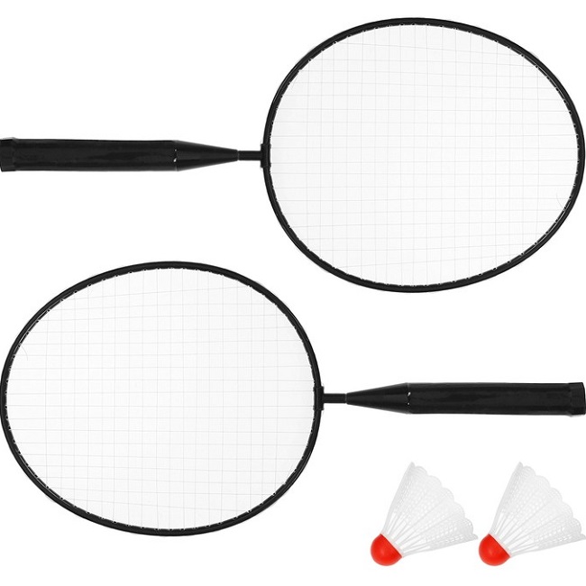 Набор для бадминтона, 2 ракетки, 2 волана, цвета МИКС