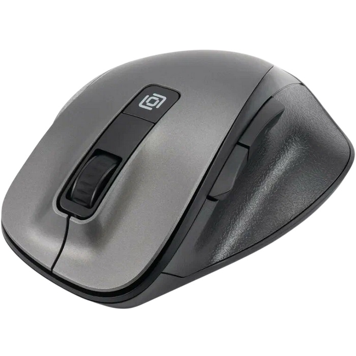 Мышь БП OKLICK 504MW черный/серый