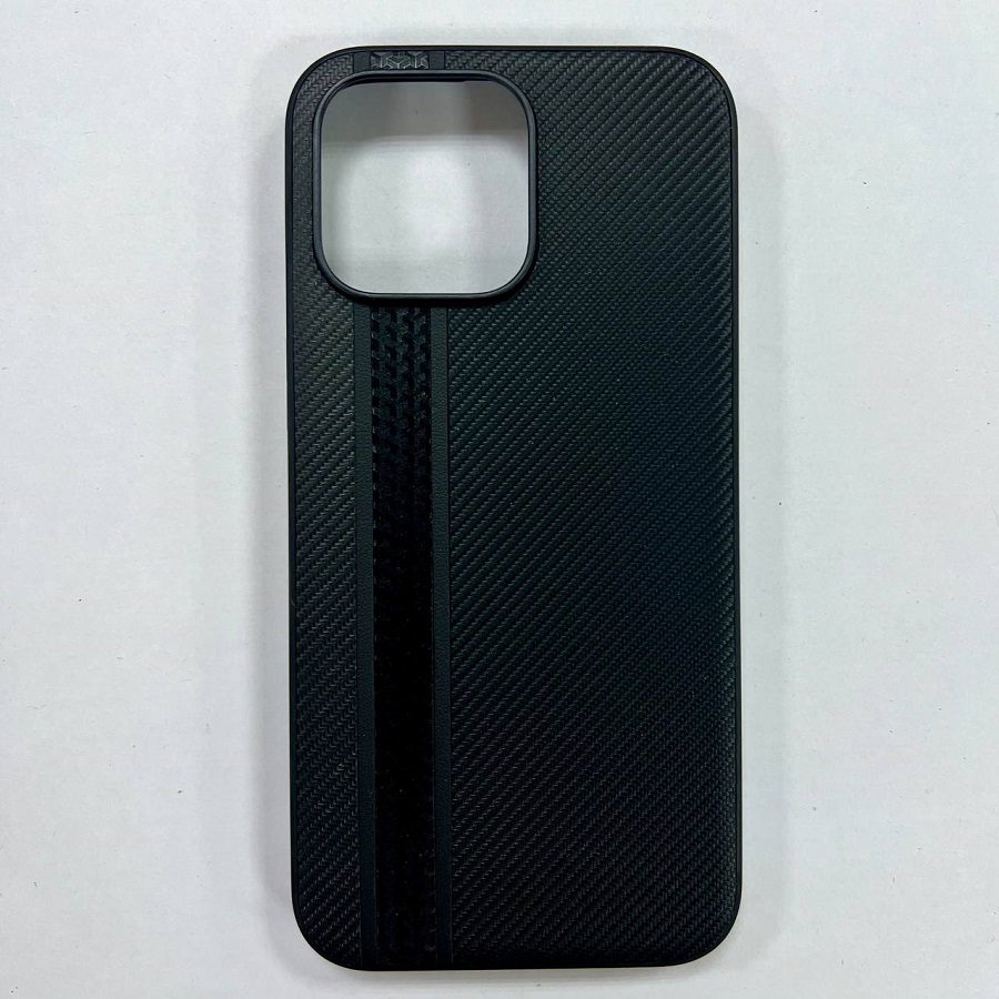 Задняя накладка Craft для iPhone 15 Pro Max, черная, карбон