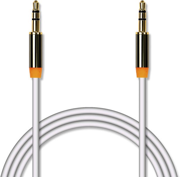 Кабель Jack 3.5 <--> Jack 3.5  1.5м JET.A JA-AC01 белый
