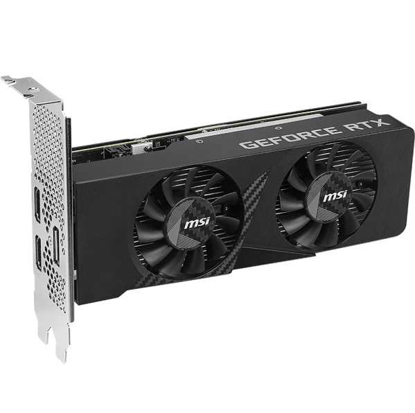 Видеокарта MSI RTX 3050 LP E OC 6GB GDDR6 96bit DP 2xHDMI 2FAN RTL