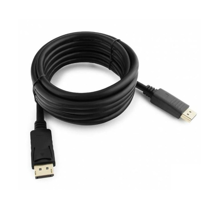 Кабель DisplayPort <--> DisplayPort  5.0м Cablexpert CC-DP2-5M черный, экран, пакет