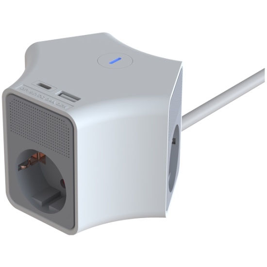 Сетевой фильтр  2.0м RITMIX RM-231C White, 3 розетки