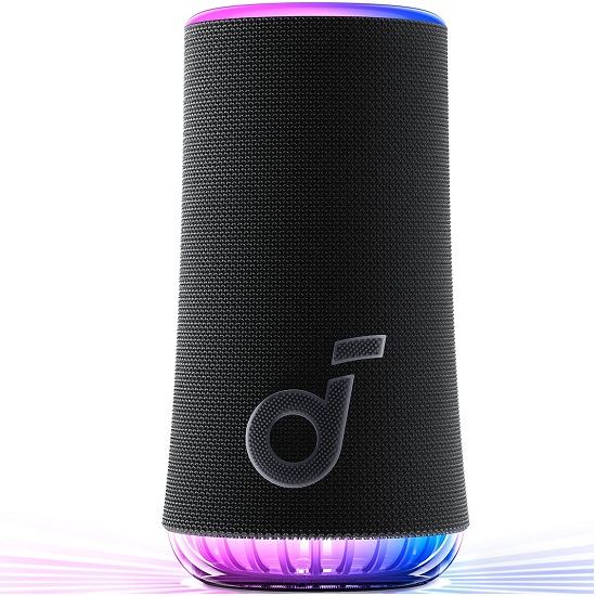 Колонка портативная Anker Soundcore Glow 360, Bluetooth 30W, черный
